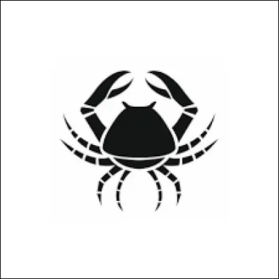 Quel signe astrologique est souvent repr&eacute;sent&eacute; par un crabe ?
