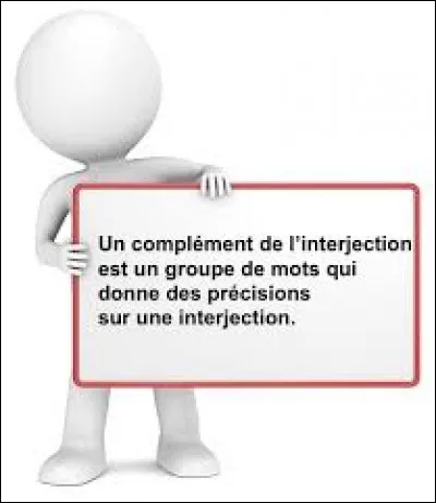 Cochez-moi l'interjection !