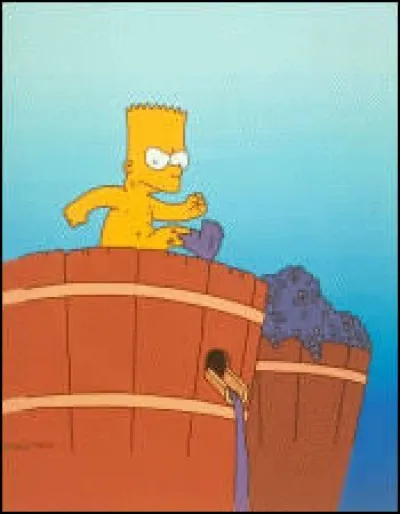 Dans "L'Espion qui venait de chez moi", où Bart est-il envoyé ?