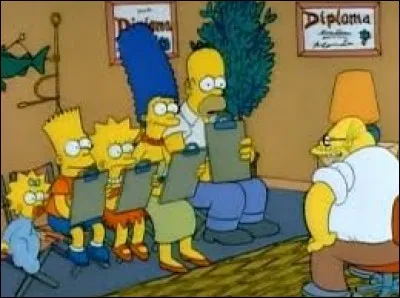 Dans "Simpsonothérapie", que vend Homer pour amener sa famille se faire soigner ?