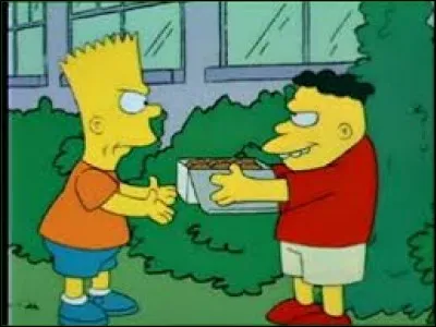 Dans "Terreur à la récré", contre qui Bart doit-il se battre ?