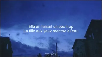 "Couleur menthe à l'eau" : Artiste n°1 ou artiste n°2 ?