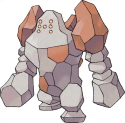 Quel est le poids de Regirock ?