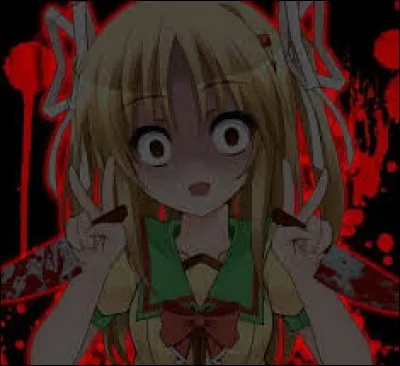 Si on dit à une yandere qu'on aime son senpai, comment réagit-elle ?