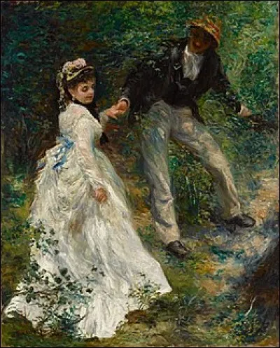 Quel peintre est l'auteur de cette toile "La Promenade" ?
