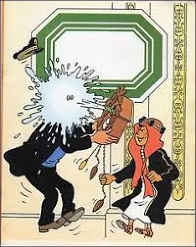 Quel est le nom du personnage de droite qui rend la vie impossible entre autres au capitaine Haddock ?