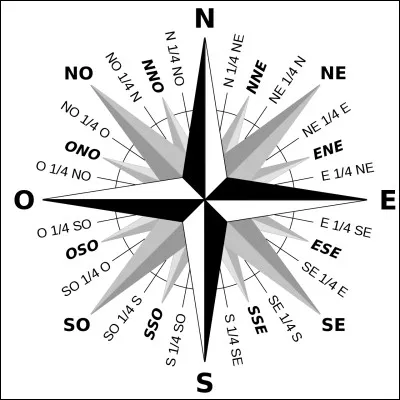 Quel est le nom de cette étoile à 32 divisions correspondant aux 32 aires du vent sur une boussole ?
