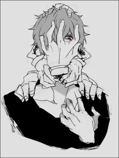 Pourquoi a-t-il des mains sur lui ?