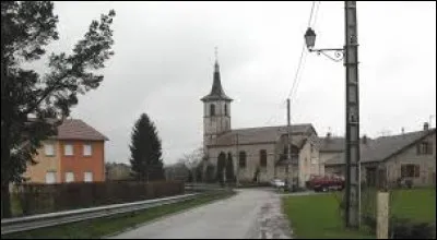 Vous avez sur cette image l'église Notre-Dame-de-l'Assomption, de Gugnécourt. Village du 88, il ne se situe pas ...
