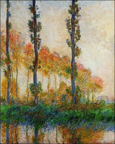 Qui a réalisé le tableau "Trois arbres, automne" ?