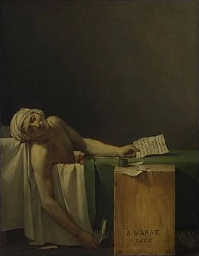 Qui a peint "La Mort de Marat" en 1793 ?