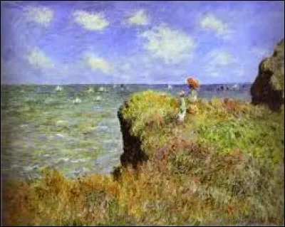 Qui a peint "Promenade sur la falaise, Pourville" ?