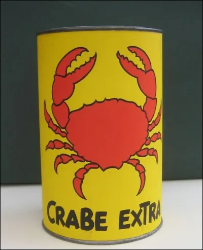 Que contiennent les conserves dans "Le Crabe aux pinces d'or" ?