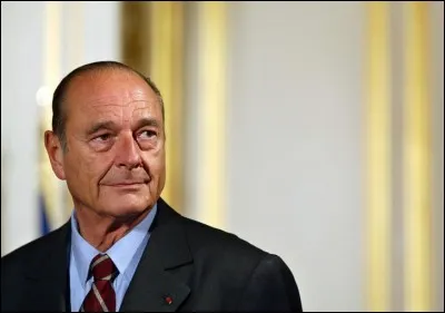 En quelle année Jacques Chirac a-t-il été élu président (Une grosse pensée pour lui) ?