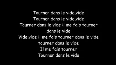 "Tourner dans le vide" : Artiste n°1 ou artiste n°2 ?