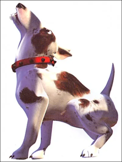 Quel est le nom du chien du petit garnement ?