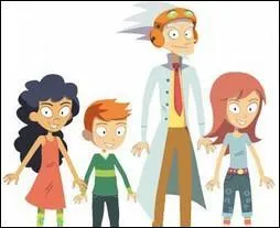 (Le professeur Gamberge) Trois enfants posent des questions au professeur. Ils se nomment Charlotte, Rita et ...