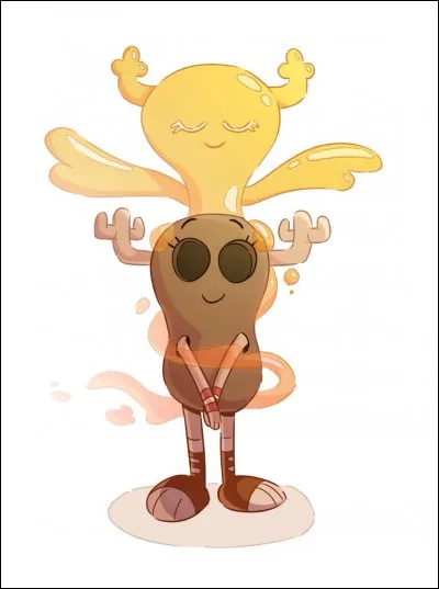 Comment s'appelle "la petite amie" de Gumball ?