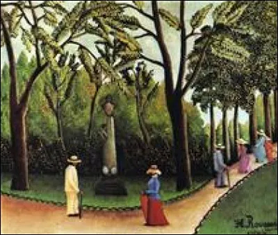 Qui a peint "Le monument à Chopin dans le jardin du Luxembourg" ?