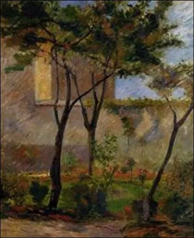 Qui a peint "Coin du jardin rue Carsal" ?