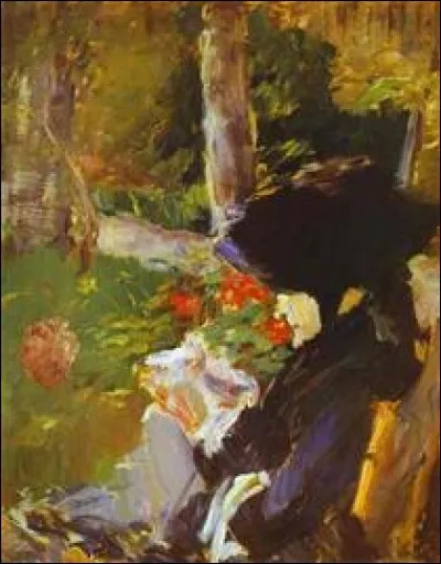 Qui a peint "Mère au jardin de Bellevue" ?