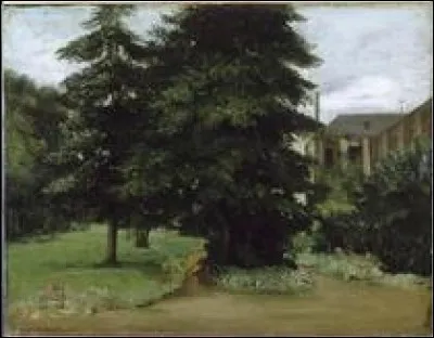 Qui a peint "Le jardin de l'abbaye de Loos les Lille" ?