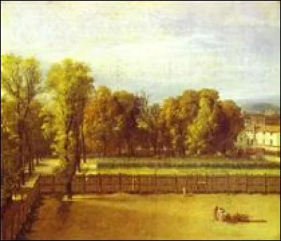 Qui a peint "Vue du jardin du Luxembourg à Paris" ?