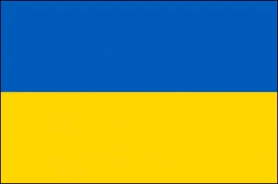 C'est le drapeau de l'Ukraine.