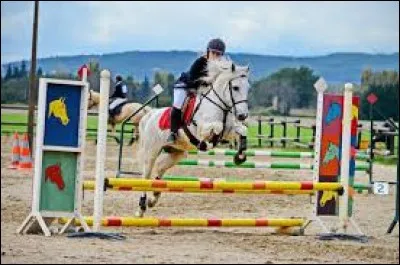 D&egrave;s le d&eacute;but du cavalier on saute 1m30.