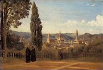 Qui a peint "Florence, les jardins de Boboli" ?