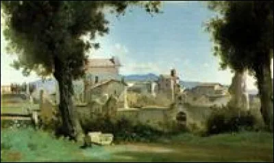 Qui a peint "Vue des jardins Farnèse, Rome" ?