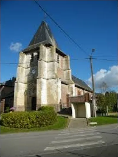 Voici l'église Sainte-Barbe de Gratibus. Village Samarien, il se situe en région ...