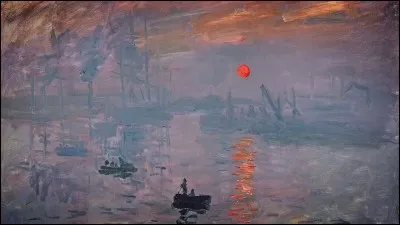 Culture générale sans image : à quel artiste doit-on l'huile sur toile "Impression, soleil levant" ?