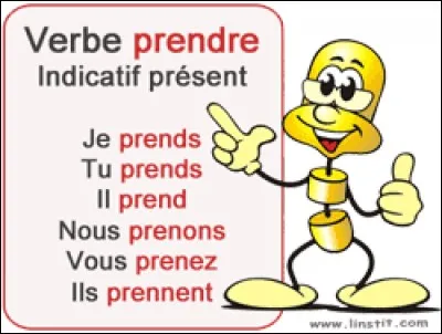 Comment dit-on "Prendre" en anglais ?