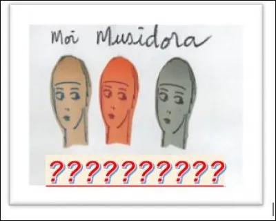 2019- Fruit de la rencontre de Daniel Chocron, écrivain, cinéaste conférencier et de Michel Fontaine de la Mare, sculpteur des mots pour ses illustrations et haïkus, ce tout nouvel ouvrage vous fait découvrir une Musidora toute en couleurs. Quel en est le titre ?