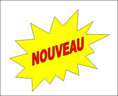Comment dit-on en anglais le mot "nouveau" ?