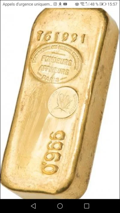 Combien coûte un lingot d'or d'1 kg ? (en euros)
