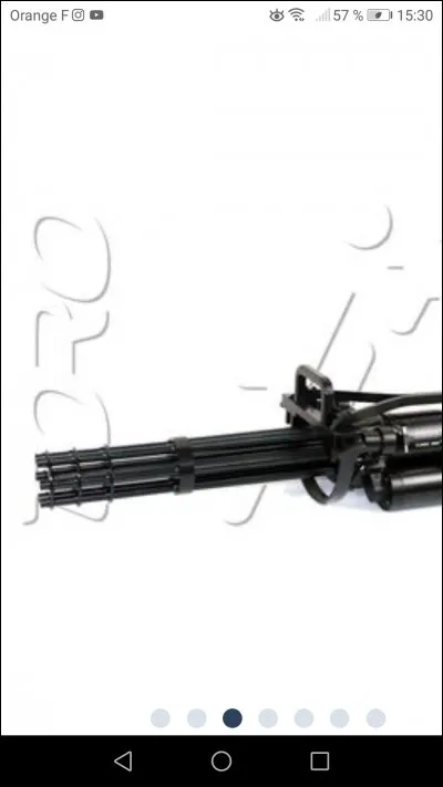 Combien coûte la réplique du M134-A2 Vulcan Minigun ? (en euros)