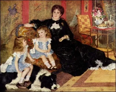 Le peintre, auteur ce ce tableau "Madame Charpentier et ses enfants", se pr&eacute;nomme ...