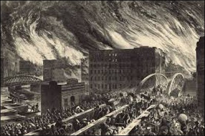 Laquelle de ces villes américaines fut le théâtre d'un incendie catastrophique (plus de 300 morts) du 8 au 10 octobre 1871 ?