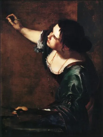 Fille de peintre, son autoportrait "en allégorie de la peinture" a été réalisé en 1638.