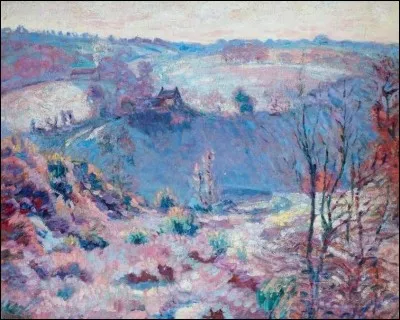 Qui a peint "Paysage de la Creuse sous la neige" ?