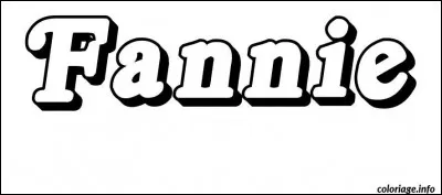 Quelle est la tendance du prénom Fannie ?