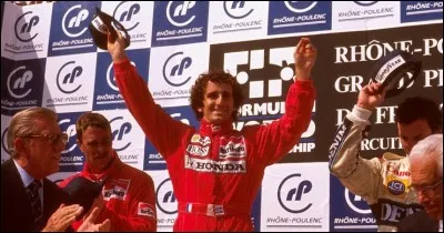 Ce pilote automobile, quatre fois champion du monde de Formule 1 entre 1985 et 1993, c'est ... Prost.