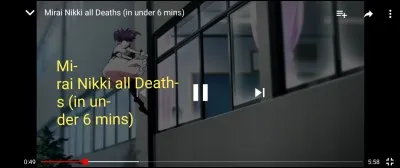 Comment réagirais-tu devant cette vidéo ? (Mirai Nikki )