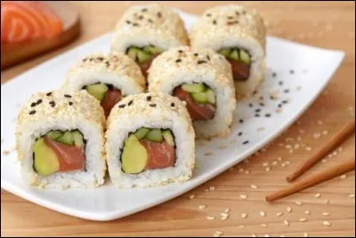 Les rouleaux (sushis) californiens ont &eacute;t&eacute; invent&eacute;s par un chef &agrave; San Fransisco.