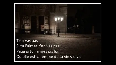 "T'en vas pas" : Artiste n°1 ou artiste n°2 ?