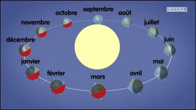 Combien de temps faut-il à la Terre pour tourner autour du Soleil ? Quel est le mot scientifique correspondant à ce mouvement ?