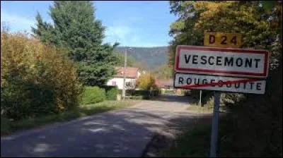Nous terminons notre balade dans le Territoire de Belfort, à l'entrée de Vescemont. Nous sommes dans l'ancienne et nouvelle région ...