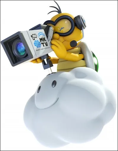 Lakitu, la tortue sur un nuage, est-elle présente dans ce jeu ?